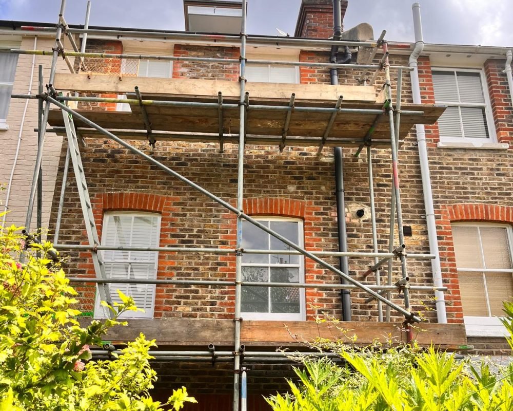 Tailored domestic scaffolding in Lewes